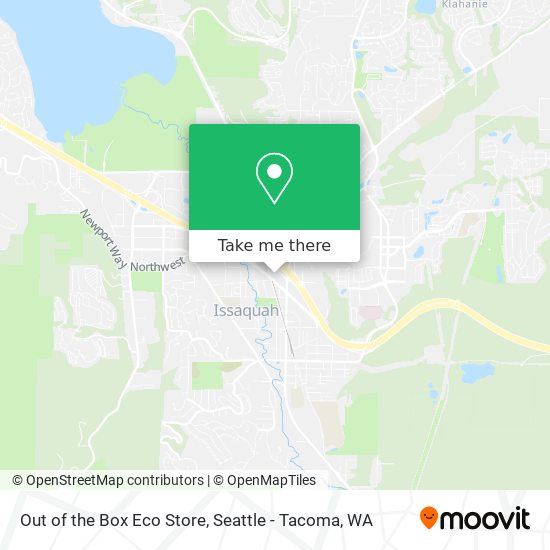 Out of the Box Eco Store map