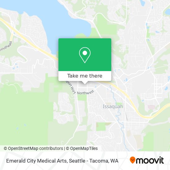 Emerald City Medical Arts map