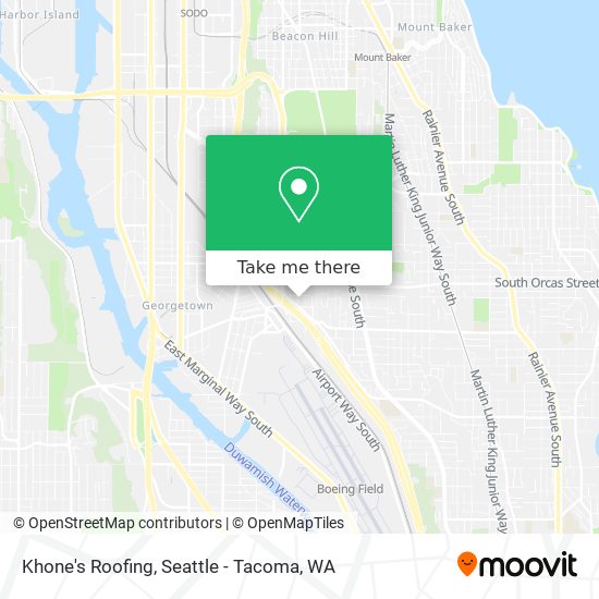 Khone's Roofing map