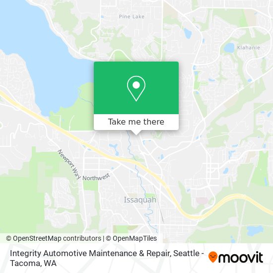 Mapa de Integrity Automotive Maintenance & Repair