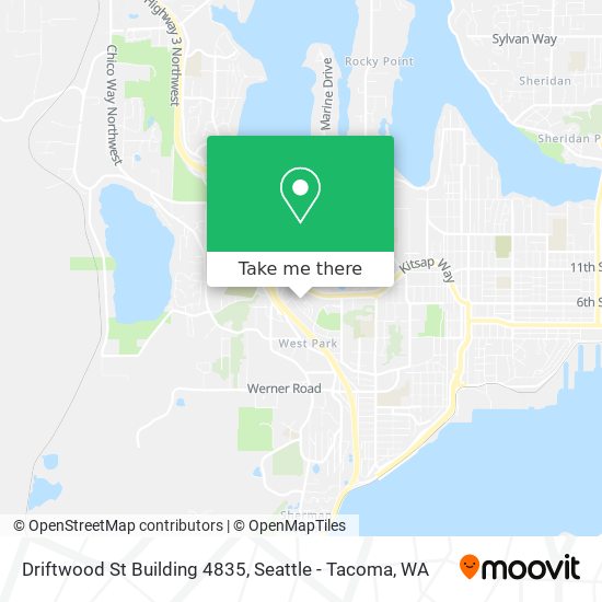 Mapa de Driftwood St Building 4835