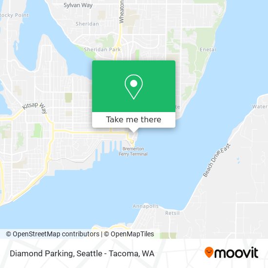 Diamond Parking map