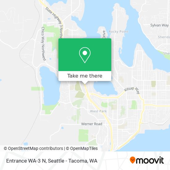 Mapa de Entrance WA-3 N