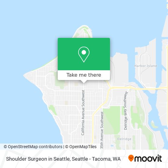 Shoulder Surgeon in Seattle map