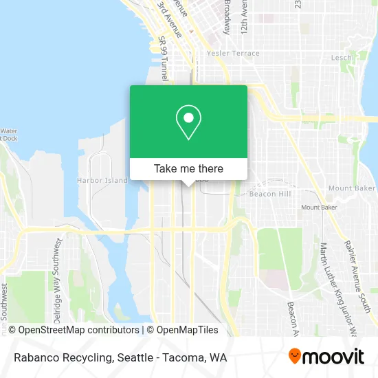 Rabanco Recycling map