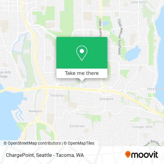 Mapa de ChargePoint