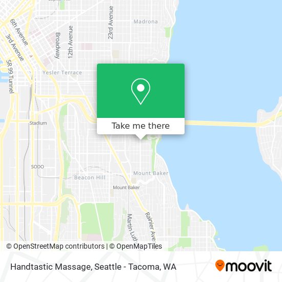 Handtastic Massage map