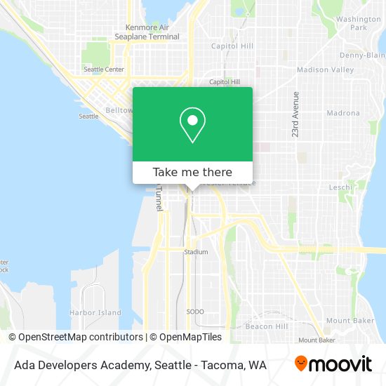 Mapa de Ada Developers Academy