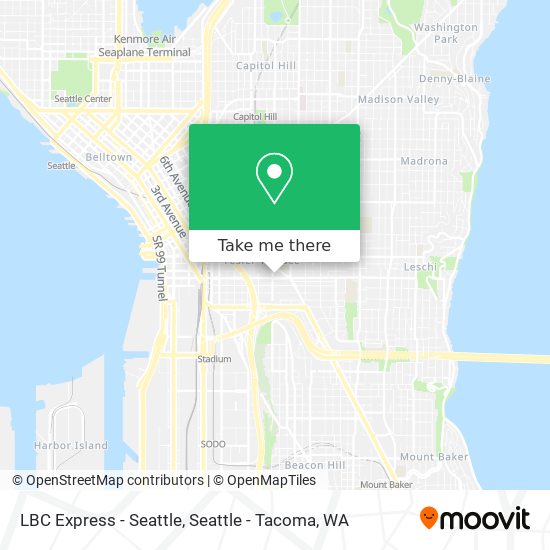 LBC Express - Seattle map