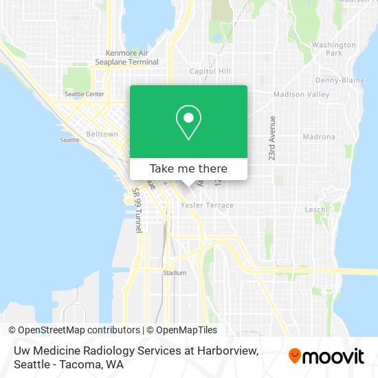 Uw Medicine Radiology Services at Harborview map