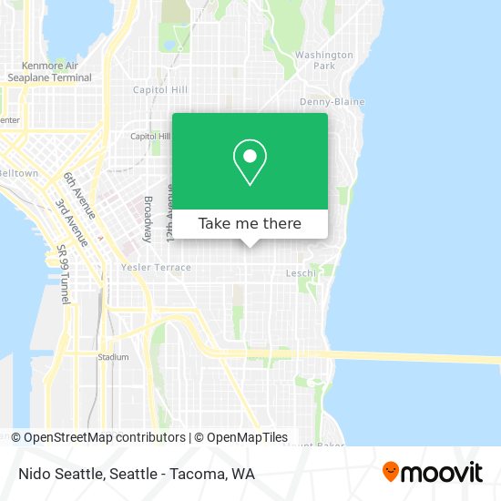 Mapa de Nido Seattle