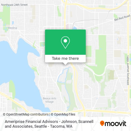 Ameriprise Financial Advisors - Johnson, Scannell and Associates map