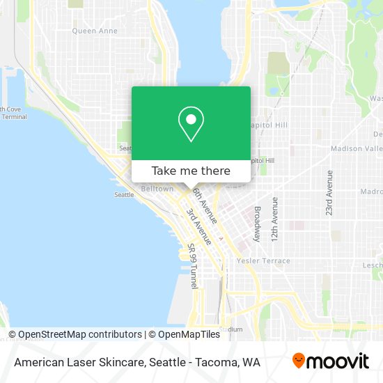 American Laser Skincare map