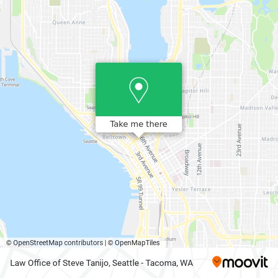 Law Office of Steve Tanijo map