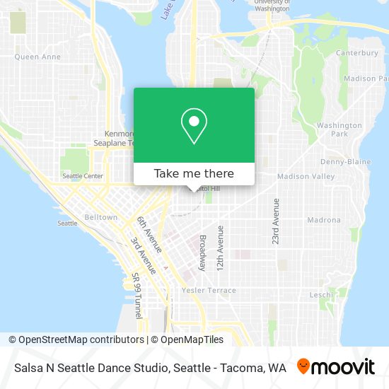 Salsa N Seattle Dance Studio map