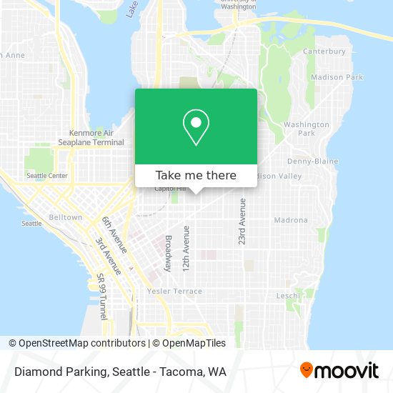 Diamond Parking map