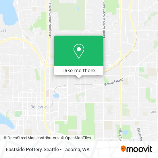 Eastside Pottery map