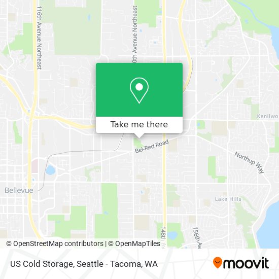 Mapa de US Cold Storage