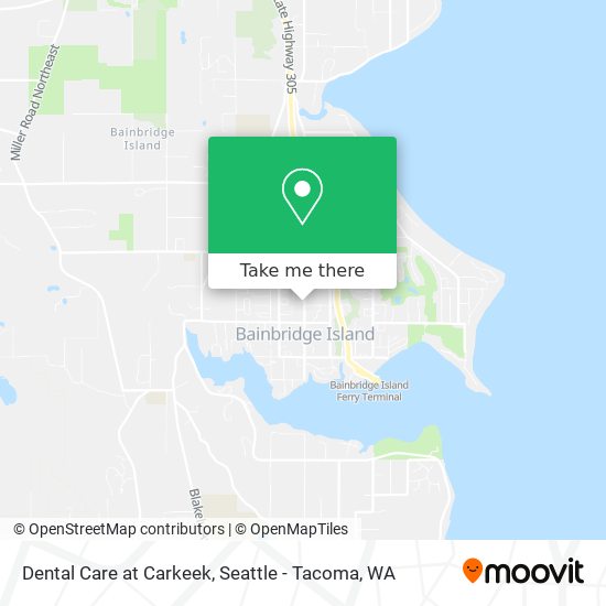 Dental Care at Carkeek map