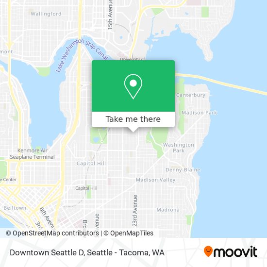 Downtown Seattle D map