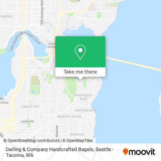 Mapa de Darling & Company Handcrafted Bagels