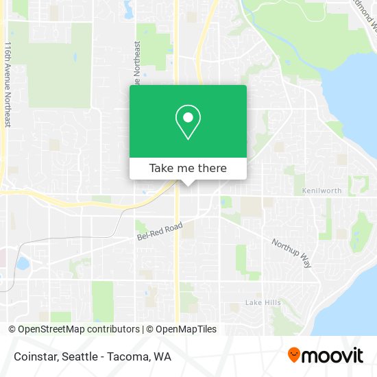 Coinstar map