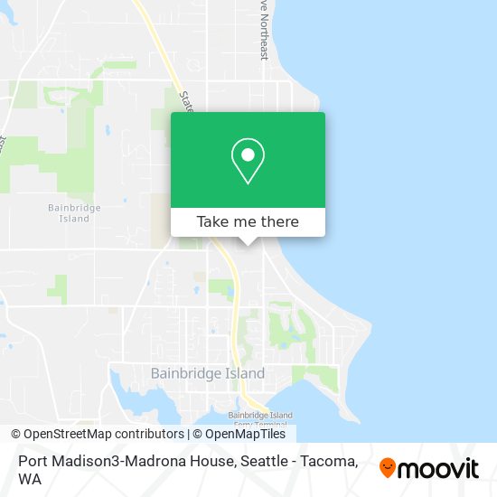 Mapa de Port Madison3-Madrona House