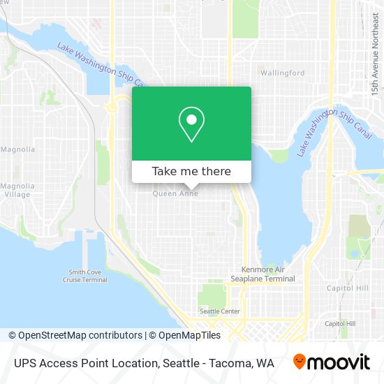 Mapa de UPS Access Point Location