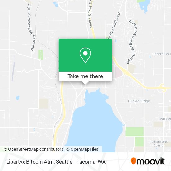 Mapa de Libertyx Bitcoin Atm