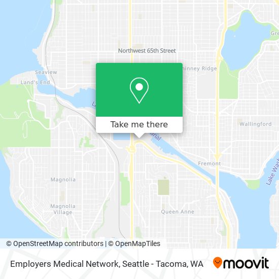 Mapa de Employers Medical Network