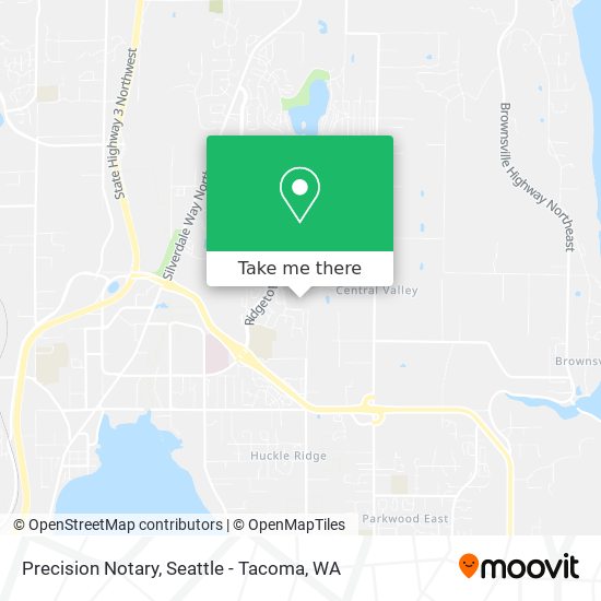 Precision Notary map