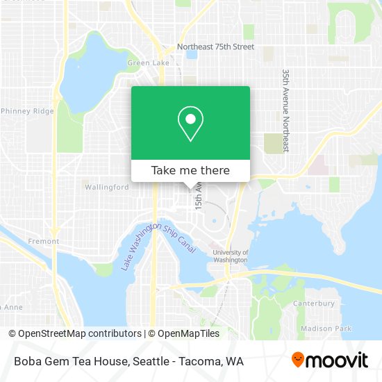 Mapa de Boba Gem Tea House