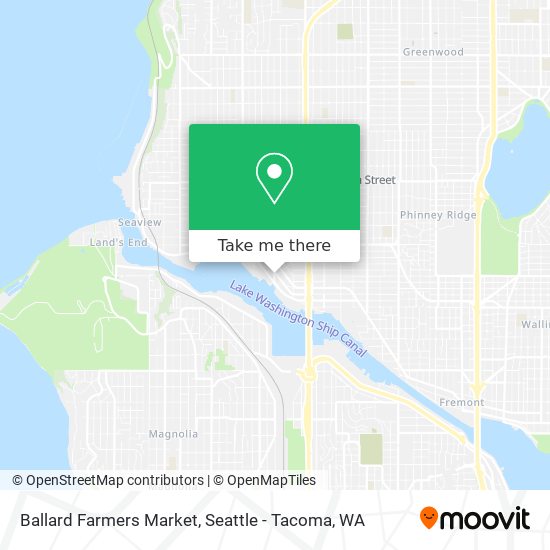 Ballard Farmers Market map
