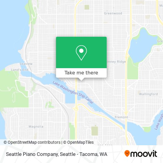 Mapa de Seattle Piano Company
