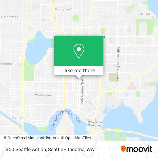 350 Seattle Action map