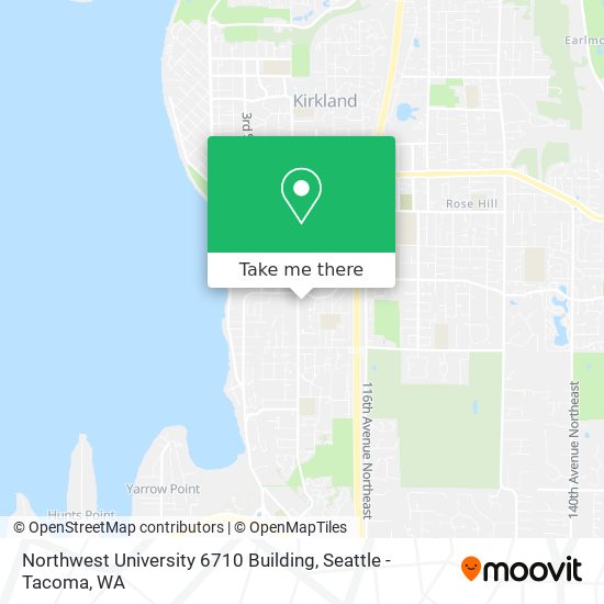 Northwest University 6710 Building map