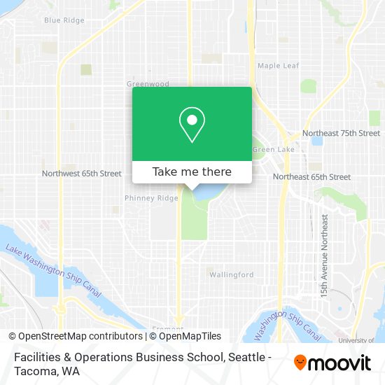 Facilities & Operations Business School map