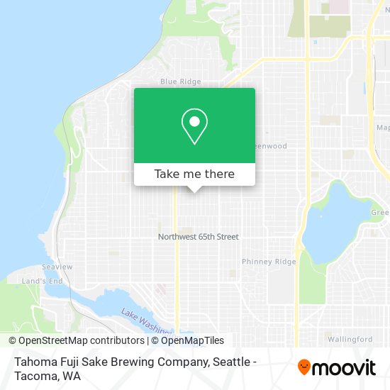 Mapa de Tahoma Fuji Sake Brewing Company