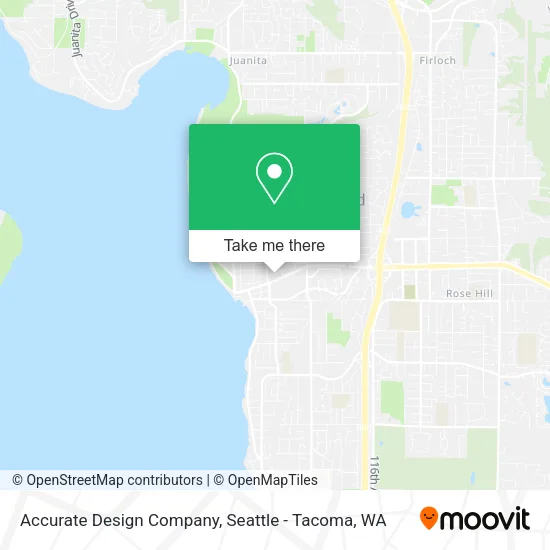 Accurate Design Company map