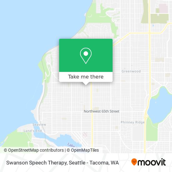 Swanson Speech Therapy map