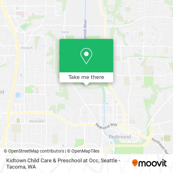 Mapa de Kidtown Child Care & Preschool at Occ