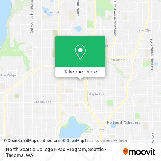 North Seattle College Hvac Program map