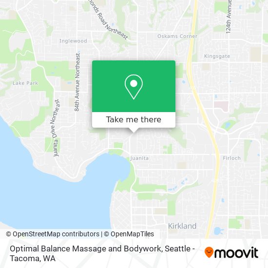 Optimal Balance Massage and Bodywork map