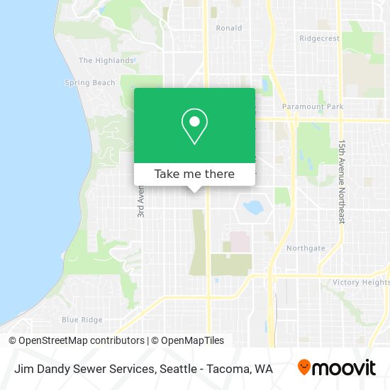 Mapa de Jim Dandy Sewer Services