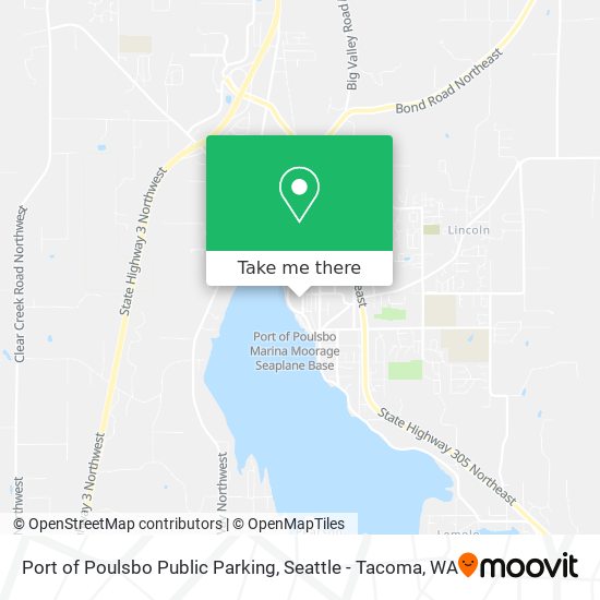 Port of Poulsbo Public Parking map