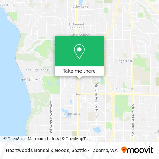 Heartwoods Bonsai & Goods map