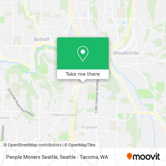 Mapa de People Movers Seattle