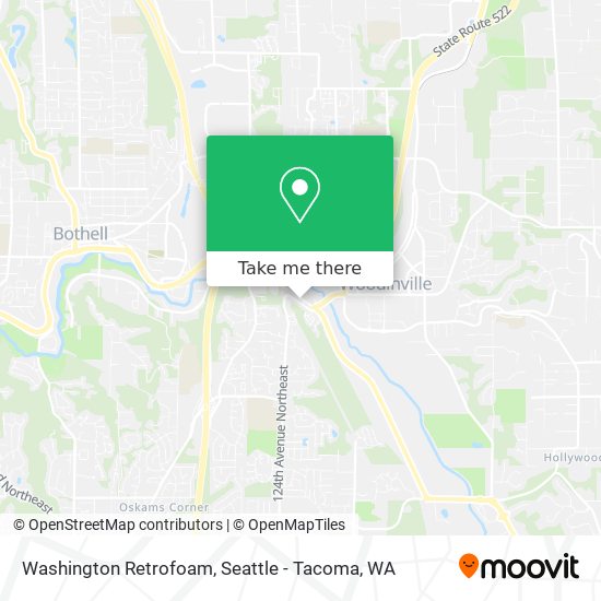 Washington Retrofoam map