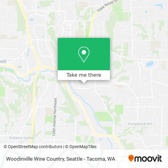 Mapa de Woodinville Wine Country