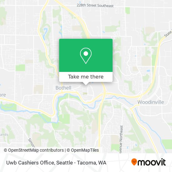 Uwb Cashiers Office map